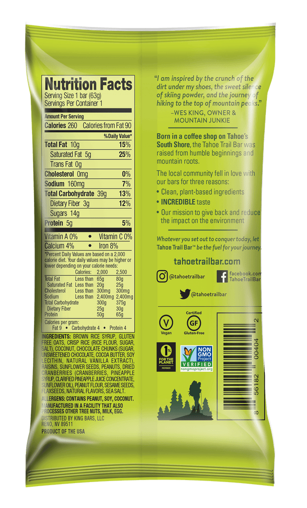 Mango Coconut Vegan Energy Bars